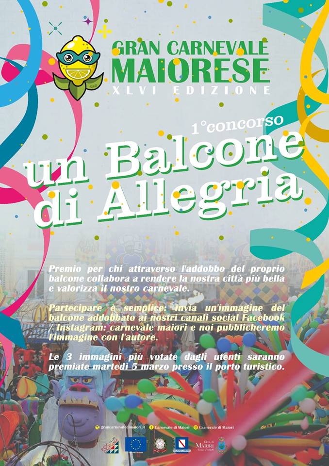 Un Balcone di Allegria per il Carnevale Maiorese